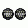 Metra Electronics 7 IN ROUND 13 LED WITH PARTIAL HALO - BLACK FRONT FACE JP-704B